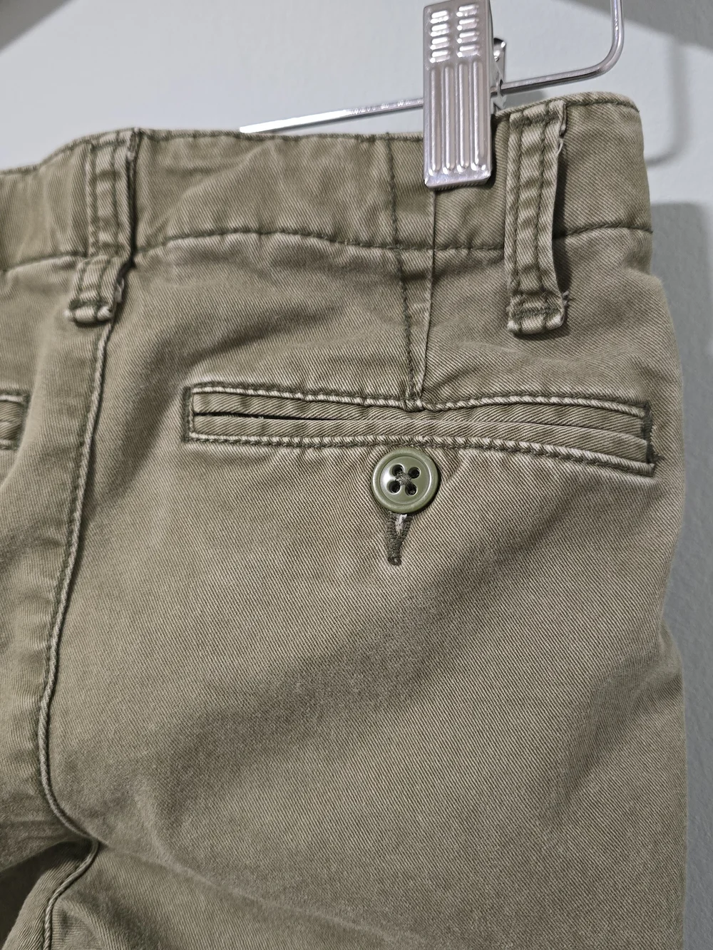 GAP Kids Olive Green Slim Chino Pants